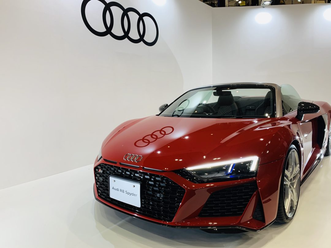 福岡モーターショー2019にAudi車を展示しました。