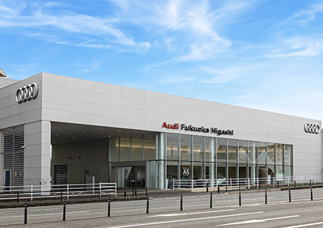 アウディ福岡東の店舗外観