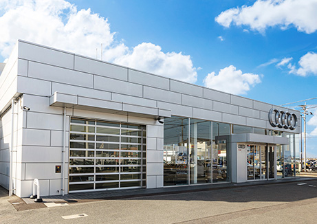 アウディ久留米の店舗外観