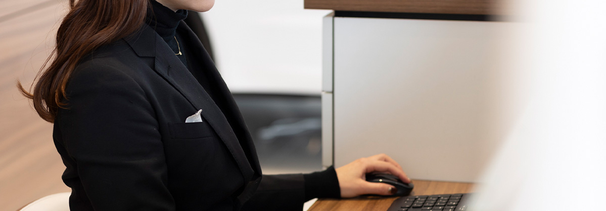 各ブランドの特性を理解したスタッフによる提案の様子